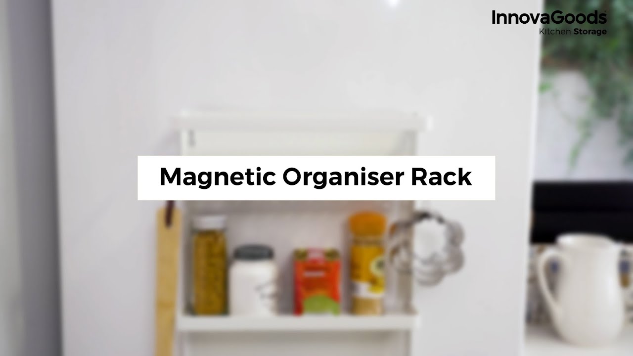 Magnetinė kelių sekcijų lentyna MagoRac InnovaGoods Kitchen Storage Magnetinė kelių sekcijų lentyna MagoRac InnovaGoods Kitchen Storage