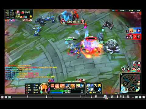 Azir bot apc vs Lucian (hardcarry game)