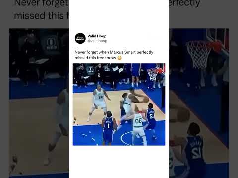 He perfectly missed this free throw 😳