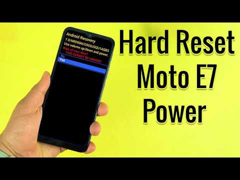 Hard Reset Motorola Moto E7 Power | Factory Reset Remove Pattern/Lock/Password (How to Guide)