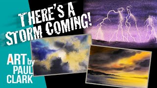3 Ways to Paint Stormy Skies in Watercolour