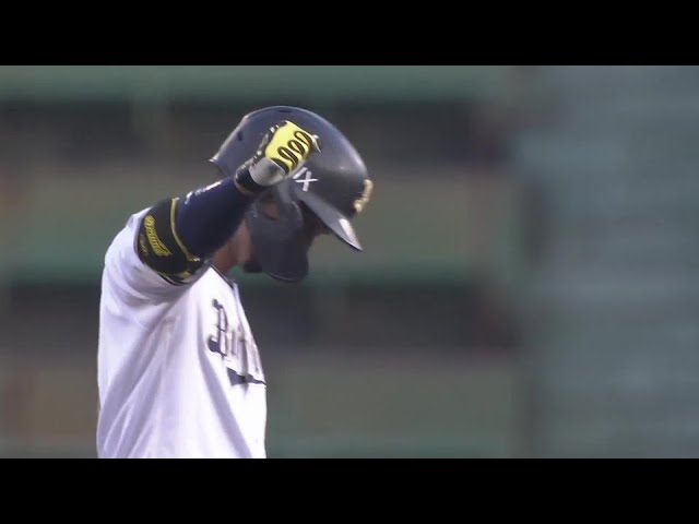 【2回裏】一塁線を破る痛烈な打球!! バファローズ・宗佑磨 先制のタイムリー2ベースヒット!!  2024年7月6日 オリックス・バファローズ 対 北海道日本ハムファイターズ