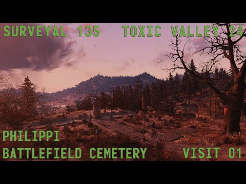 Fallout 76 Surveyal Project 135 - Toxic Valley 24 - Philippi Battlefield Cemetery