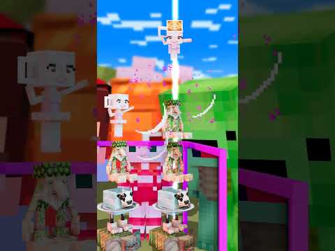 Most Game Ever NEW UPDATE! 3D Minecraft MERGE FELLAS with JJ and Mikey! #minecraft #mergefellas