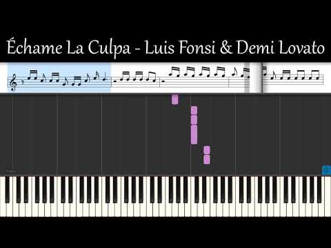 Tutorial "Echame La Culpa" | Luis Fonsi & Demi Lovato - Synthesia