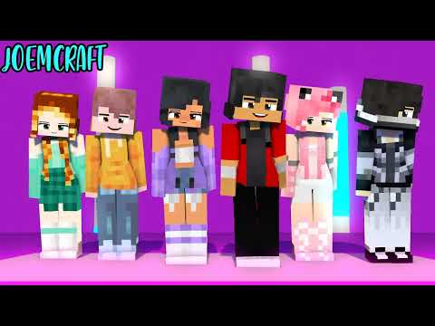 COUPLE DANCE | APHAMU FRIENDS DANCE CREW | PHUT HON DANCE | KC, ZANE, KIM, NOI - Minecraft Animation