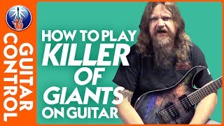 How to Play Killer of Giants on Guitar: Ozzy Osbourne Jake E Lee Lesson | Guitar Control