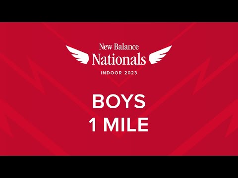 Boys 1 Mile - New Balance Nationals Indoor 2023