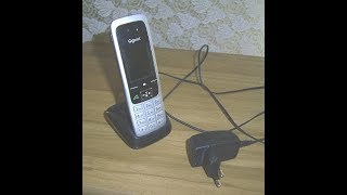 Funktionsprüfung Telefon Gigaset C430,Functional Testing cordless phone Gigaset C430