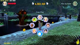 Lego Jurassic World: Visitor Center FREE ROAM (All Collectibles) - HTG