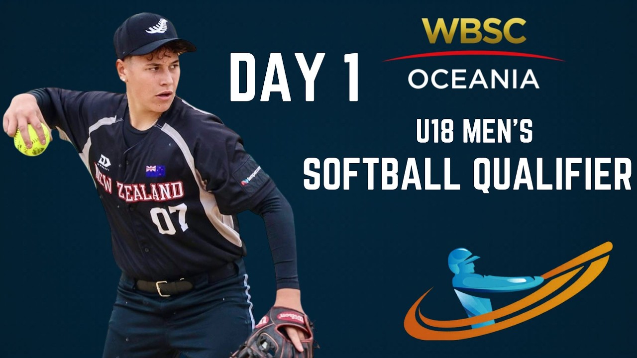 SOFTBALL | Day One | 2026 WBSC U18 Men's Oceania Qualifier | New Zealand, American Samoa & Australia