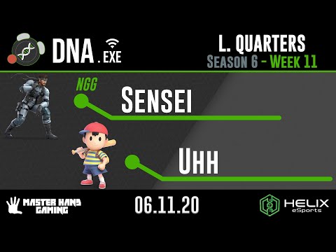 DNA.EXE S6:W11 - NGG | Sensei (Snake) Vs. Uhh (Ness) - L Quarterfinals