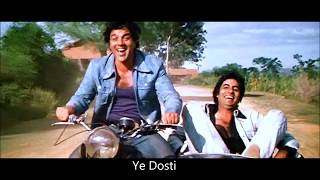 Ye Dosti Hum Nahin Todenge (Happy version)_sholey movie song