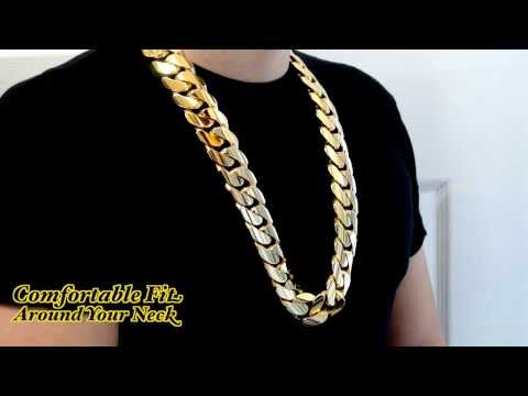 Big Huge Fat Chunky 2 Kilo 30mm Miami Cuban Link Chain HD Hand Made Custom Daniel Jewelry Inc