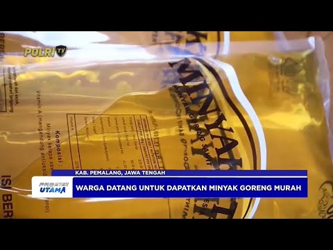 POLRES PEMALANG BAZAR MINYAK GORENG MURAH BERSAMA DISPERINDAG