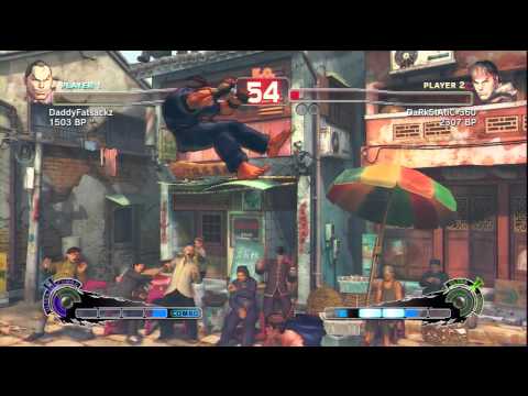 DaRk5tAtiC-360 (Ryu) vs Daddyfatsackz (Dan) SSF4 [720p]