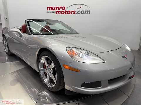 2007 Chevrolet Corvette 2dr Conv in Silver for sale at Munro Motors in Brantford, ON
