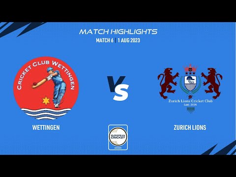 Match 6 - WET vs ZLI | Highlights | ECS Switzerland | 1 Aug 2023 | ECS23.658