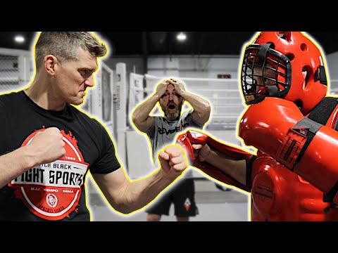 UFC Fighter vs FULL BODY ARMOR (Wonderboy & Icy Mike)