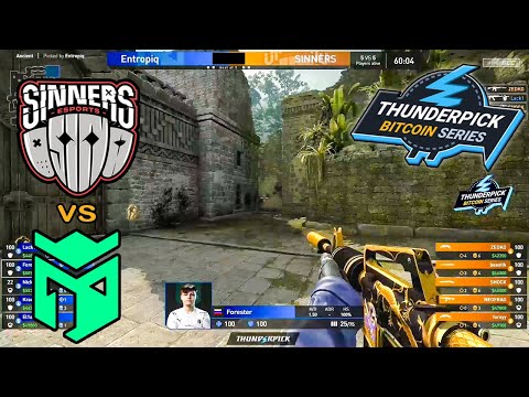 SINNERS vs Entropiq [Quarter-Final | BO3][Thunderpick Bitcoin Series 2022] - CS:GO HIGHLIGHTS