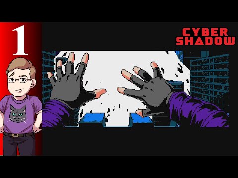 Let's Play Cyber Shadow (Blind) Part 1 - Chapter 1: Apparitar, L-Gion, Dr. Progen, and Shurikens