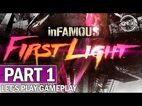 inFamous First Light Walkthrough - Part 1 Fetch - Gameplay Review