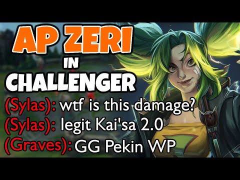 The ultimate test for AP ZERI... Carrying a CHALLENGER GAME with her | Challenger Zeri Mid | 12.11