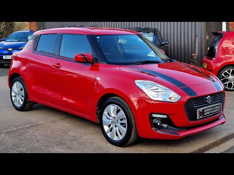 2018 (68) Suzuki Swift SZ-T 1.0 Boosterjet 5Dr in Fervent Red. 14k Miles. 4 Services. Nav. £10,000