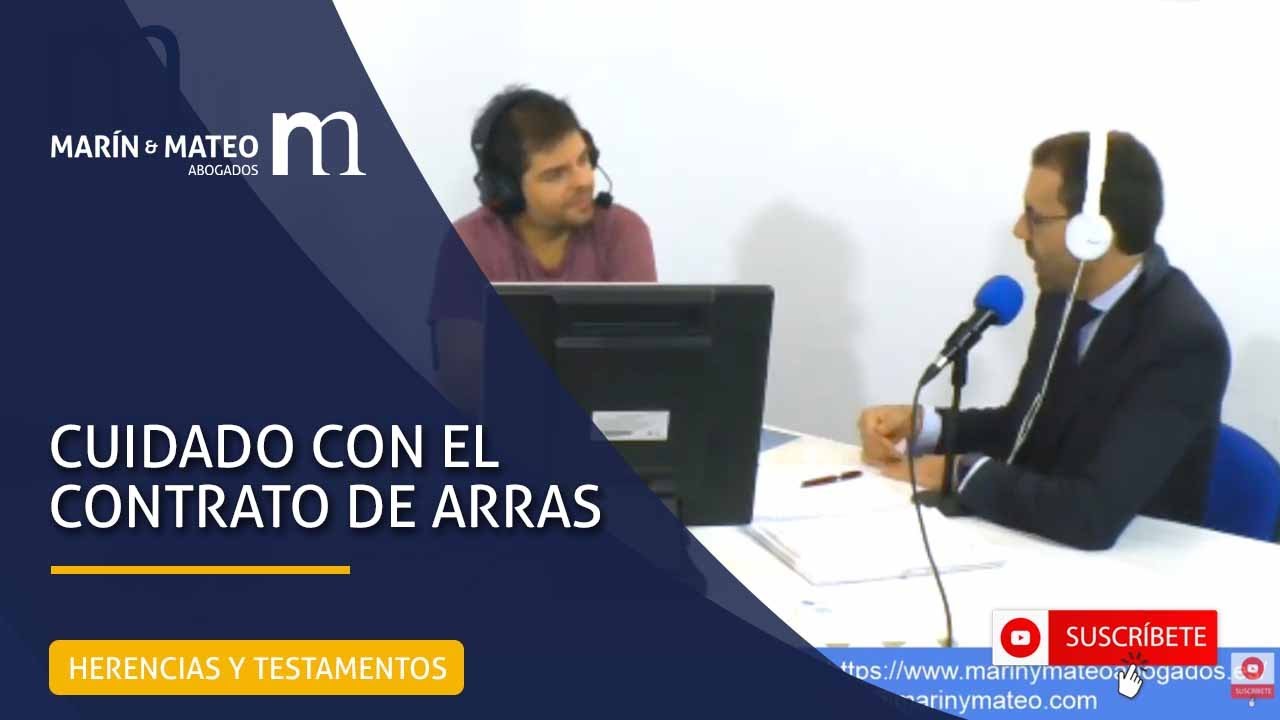 Cuidado con el Contrato de Arras