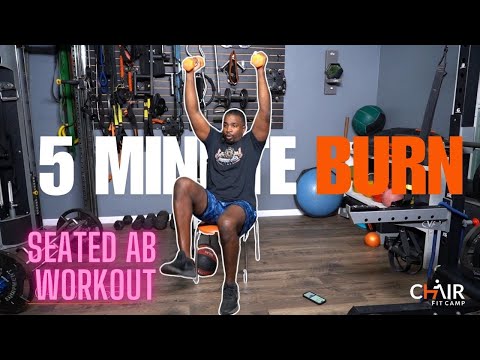 Day 1: 5-Minute Chair Fit Camp: Blast Belly Fat with this High-Intensity Burn!