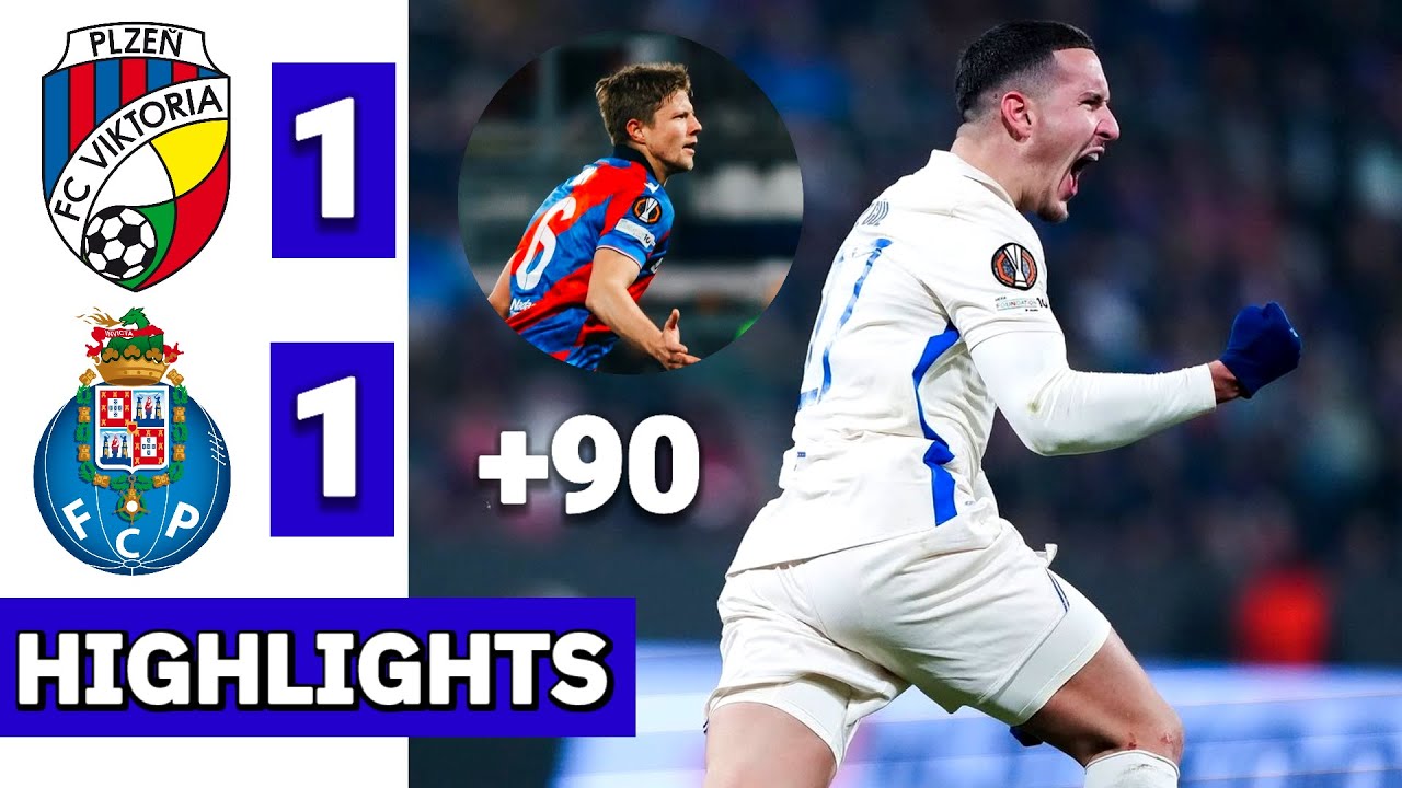Plzen vs FC Porto Official Highlights Season 2025/2026