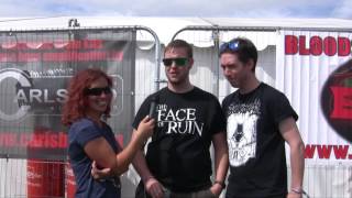 The Face of Ruin interview @ Bloodstock Festival 2016