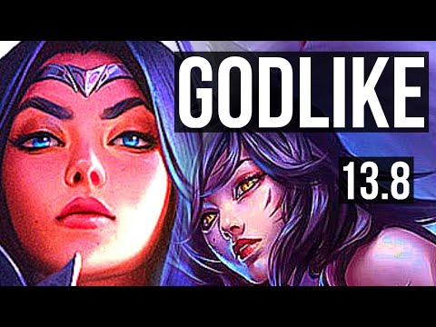 IRELIA vs AHRI (MID) | 900+ games, Godlike, 900K mastery, 13/3/2 | KR Grandmaster | 13.8