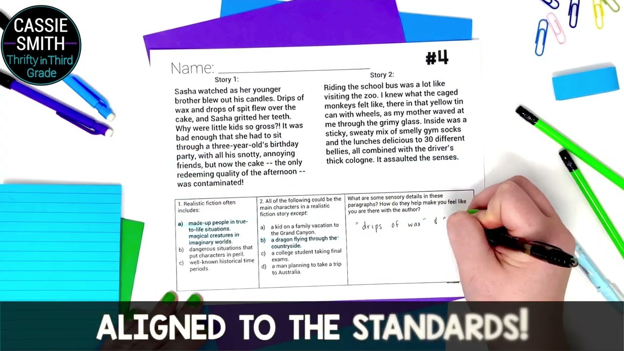 5th Grade Reading Comprehension Passages and Lessons - Google & Print BUNDLE