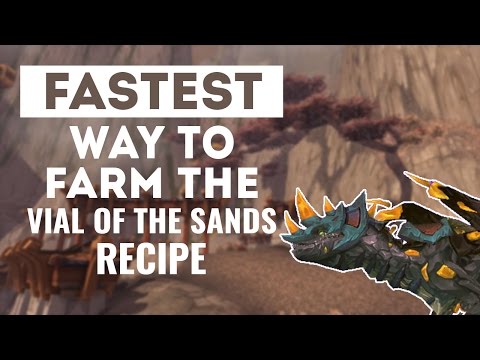 Fastest Way to Farm the Vial of the Sands Recipe!