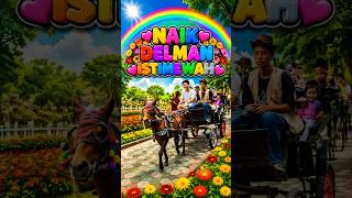 Download lagu NAIK DELMAN ISTIMEWAH || WISATA KUDA | HORSE #horse  #kudadelman #kuda #karnavallucu #shortvideo mp3