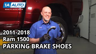 How to Replace Parking Brake Shoes 2011-2018 Ram 1500