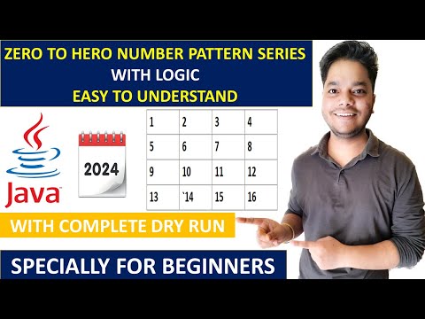 3 Number Pattern Programs In Java Programming Language In Visual Studio Code Complete Dry Run