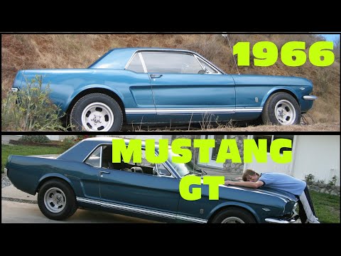 66 MUSTANG GT COUPE, 289 Cu. In, 5-SPEED MANUAL – BOSS302 REPLACED IT? PERSEVERANCE IS WHAT IT TAKES