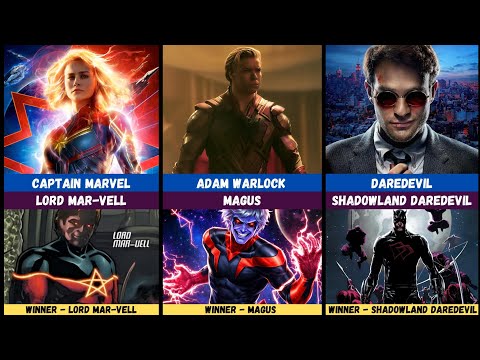 Marvel Superheroes vs Their Evil Versions | Who Wins the Ultimate Battle? #marvel #mcu 