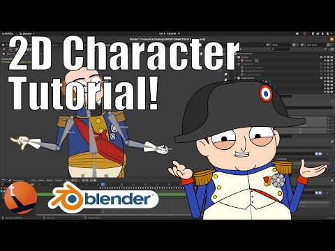 How We Make Animated Characters in Blender!