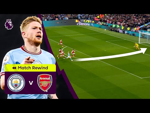 KEVIN DE BRUYNE SCORES TWICE! | Man City vs Arsenal | Premier League Highlights