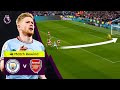 KEVIN DE BRUYNE SCORES TWICE! | Man City vs Arsenal | Premier League Highlights