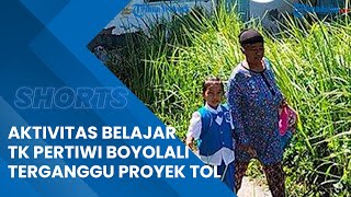 Kondisi Taman Kanak-kanak di Boyolali Terjepit Proyek Jalan Tol, Belajar Terganggu Suara Bising