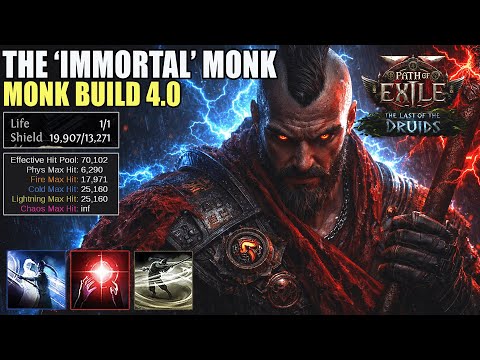 FLICKER. SURVIVE. DOMINATE. | Monk Build 4.0 | PoE2: The Last Druid 
