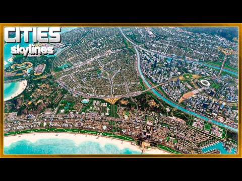 The Largest Planned City 🏡 Cities Skylines (Cinematic)
