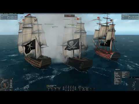 Naval Action -  Massive Port Battle - Gustavia