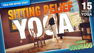 Are You Sitting Too Long?? - 15 Minutes to Relieve Your Body - Five Parks Yoga