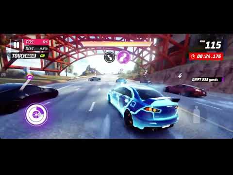 Asphalt 9 – taps to driving and HUD