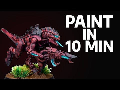 How to Speed Paint Epic Tyranids In 10 Min! (No Airbrush)
